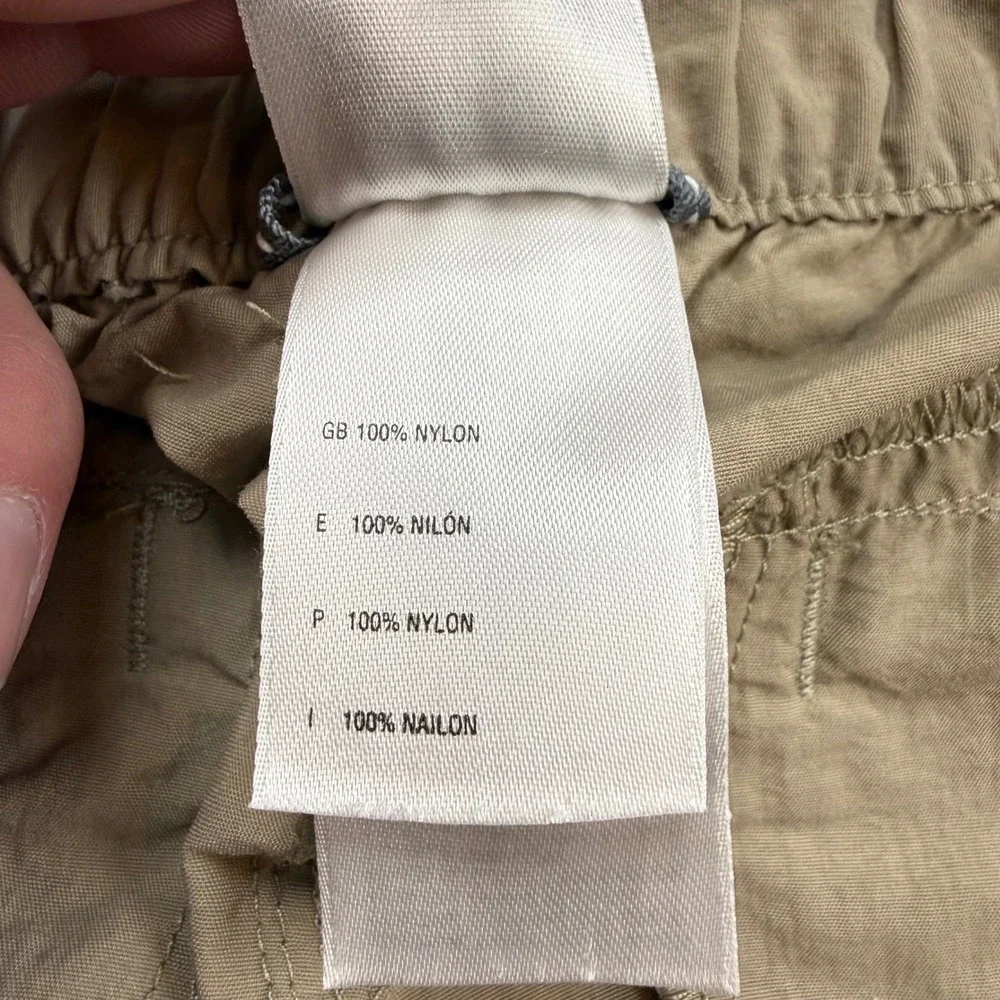 The North Face Mens Convertible Cargo Hiking Pants Tan Khaki Nylon Size M M/M